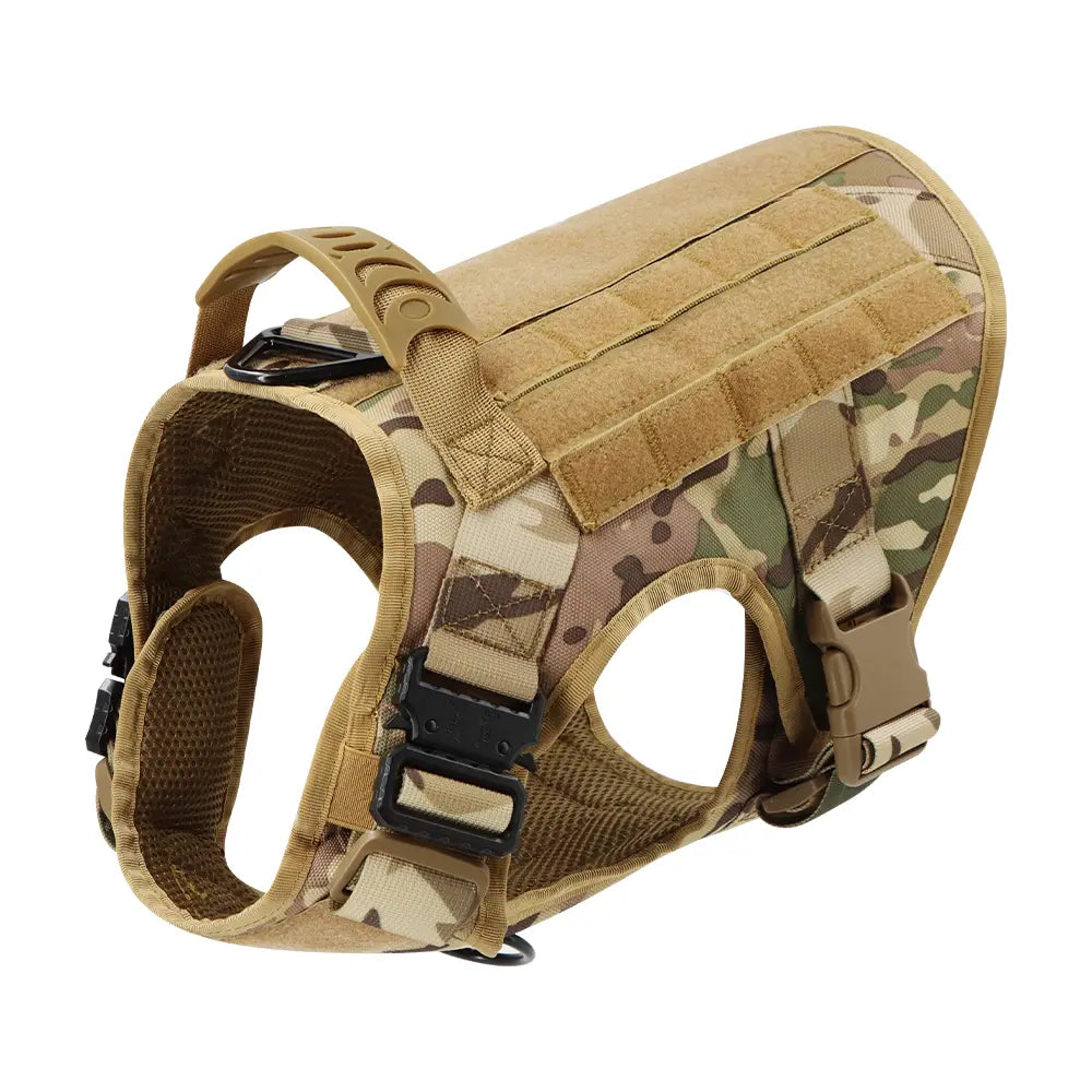 Tactical Dog Harness Leash Collar Set Large Dogs #Summervibes #Petlovers German Shepherd Malinois Training Walking Vest for All Breeds Dog