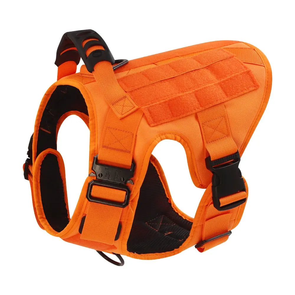 Tactical Dog Harness Leash Collar Set Large Dogs #Summervibes #Petlovers German Shepherd Malinois Training Walking Vest for All Breeds Dog