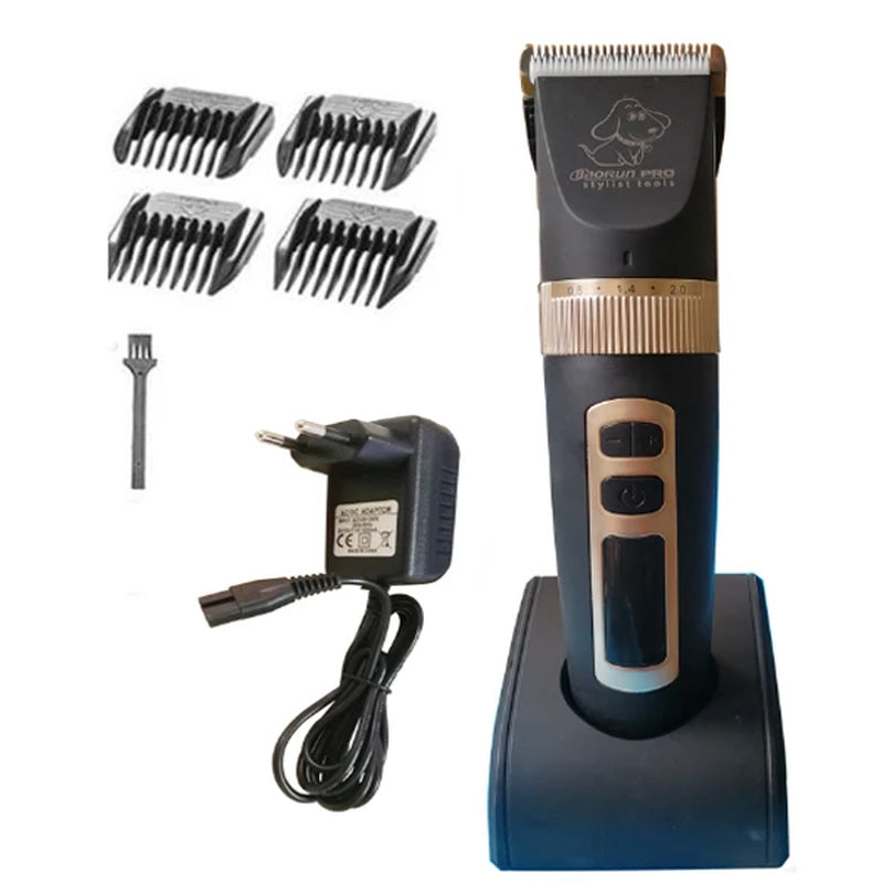 Baorun P9 Rechargeable Professional Pet Dog Animal Shaver Hair Cutter Trimmer Electrical Grooming Clipper Low Noise Cats Haircut