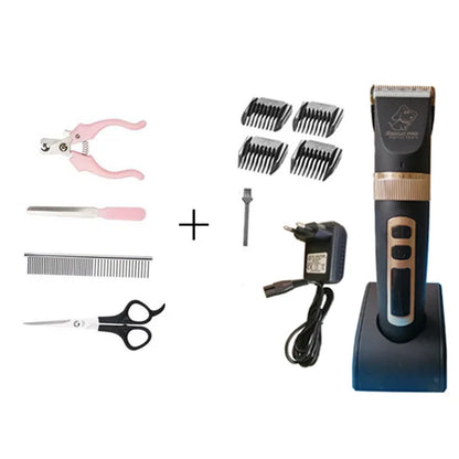 Baorun P9 Rechargeable Professional Pet Dog Animal Shaver Hair Cutter Trimmer Electrical Grooming Clipper Low Noise Cats Haircut