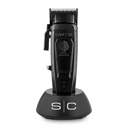 Stylecraft Saber Pro Grooming Bundle: Digital Brushless Saber II Clipper & Saber Trimmer