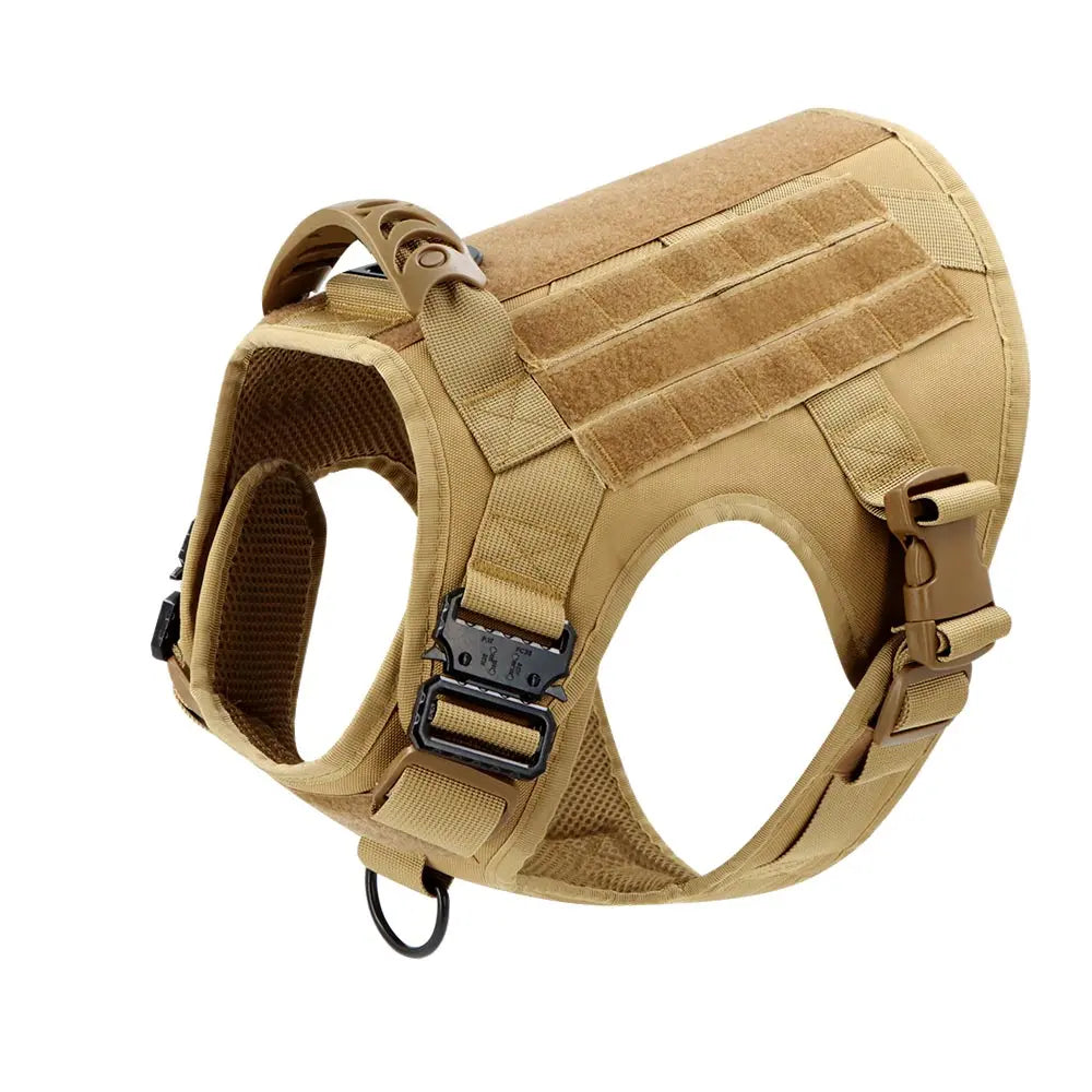 Tactical Dog Harness Leash Collar Set Large Dogs #Summervibes #Petlovers German Shepherd Malinois Training Walking Vest for All Breeds Dog