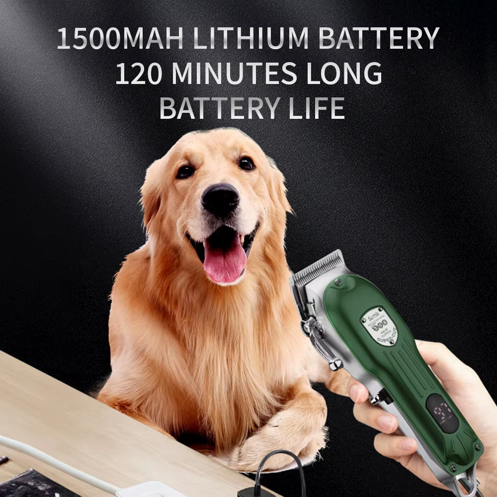 Dog Cat Trimmer Hair Clippers Grooming Haircut Pet Shaver Full Set Pets Rechargeable Professional Cutter Shaver Cutting Machine