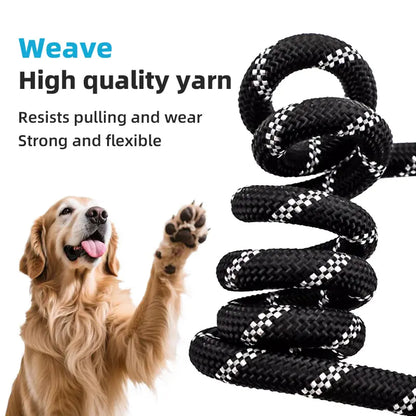 Dual Dog Leash, 360° Swivel Striped Pet Leash with Tangle-Free Design, Detachable Feature, Comfortable Grip for 2 Dogs’ Walking & Training, Arm Relief,Summervibes