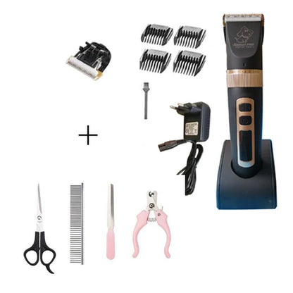 Baorun P9 Rechargeable Professional Pet Dog Animal Shaver Hair Cutter Trimmer Electrical Grooming Clipper Low Noise Cats Haircut