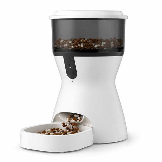 Smart Automatic Pet Feeder – WiFi 4L Timed Food Dispenser for Cats & Small Dogs