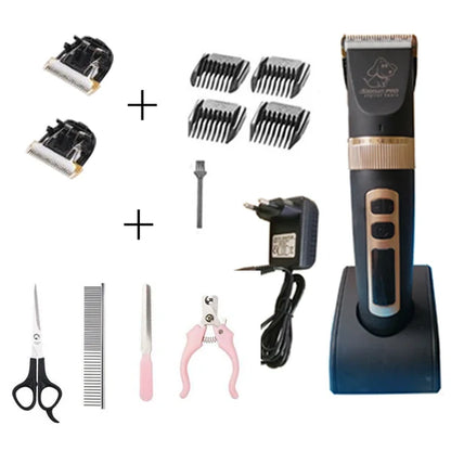 Baorun P9 Rechargeable Professional Pet Dog Animal Shaver Hair Cutter Trimmer Electrical Grooming Clipper Low Noise Cats Haircut