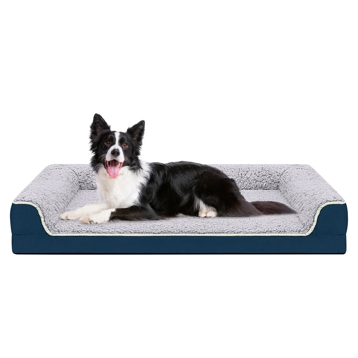 Dog Bed for Large Medium Small Dogs Orthopedic Dog Sofa Bed Non Slip Pet Couch with Removable Washable Cover Supportive Egg Crate Foam S to XL