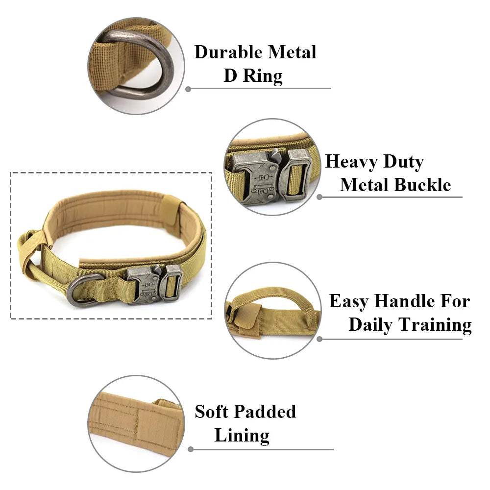 Tactical Dog Harness Leash Collar Set Large Dogs #Summervibes #Petlovers German Shepherd Malinois Training Walking Vest for All Breeds Dog