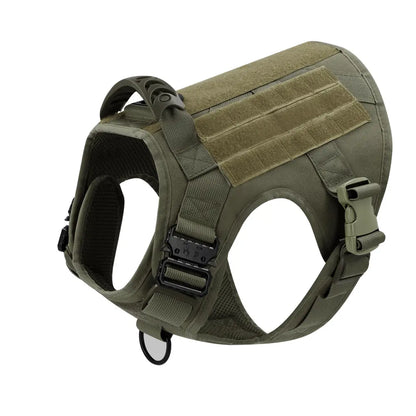 Tactical Dog Harness Leash Collar Set Large Dogs #Summervibes #Petlovers German Shepherd Malinois Training Walking Vest for All Breeds Dog